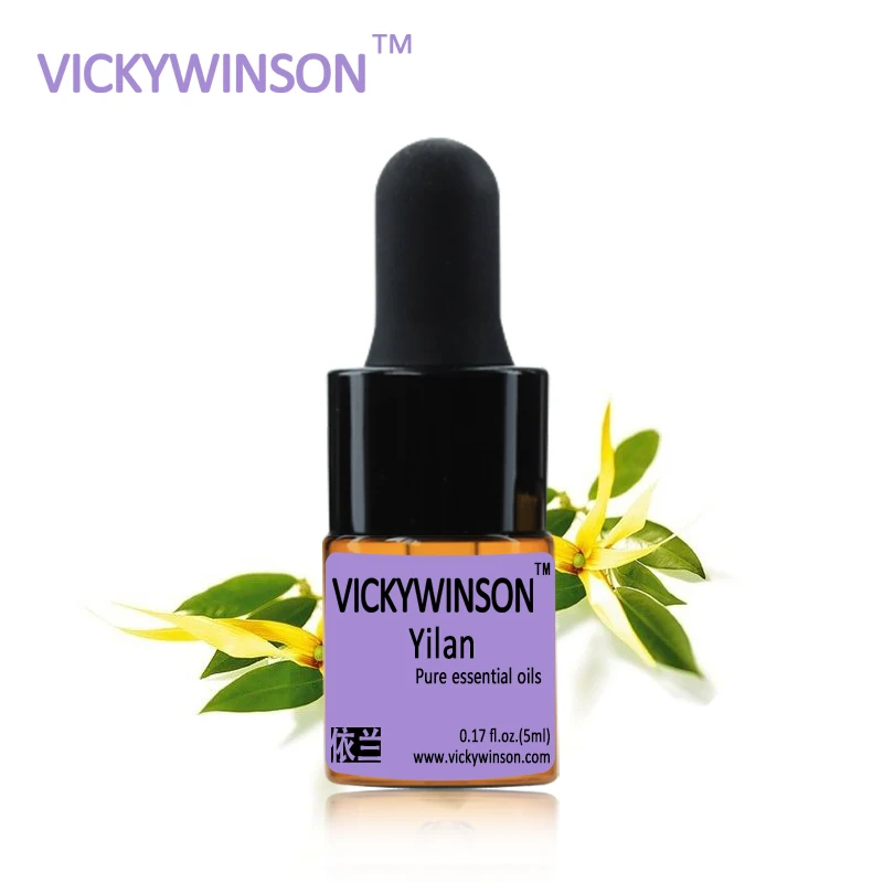 Эфирное масло VICKYWINSON Ylang 5 мл 100% натуральное эфирное увлажняющее против старения