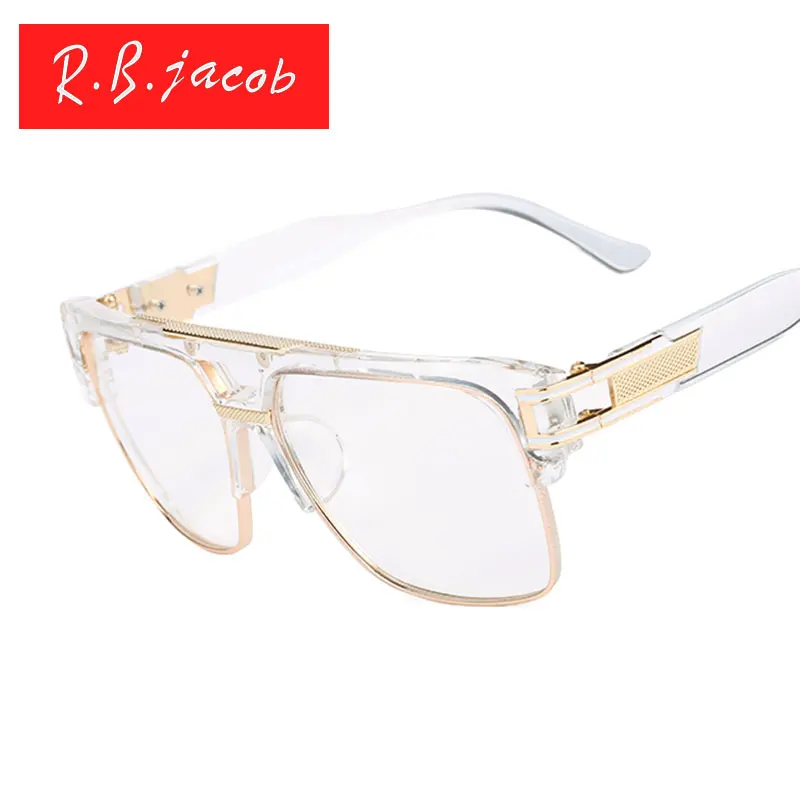 2017 негабаритных квадратные Солнцезащитные очки для женщин Для мужчин Винтаж