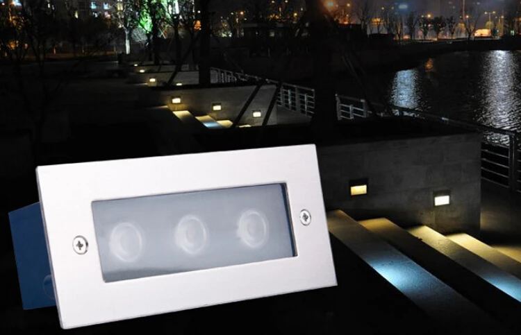 12 шт./лот 3 Вт светодиодный декоративный настенный светильник для лестницы