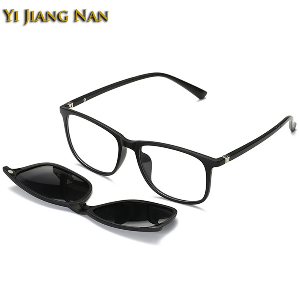 Поляризованные солнцезащитные очки с клипсой оптическая оправа для очков - Фото №1