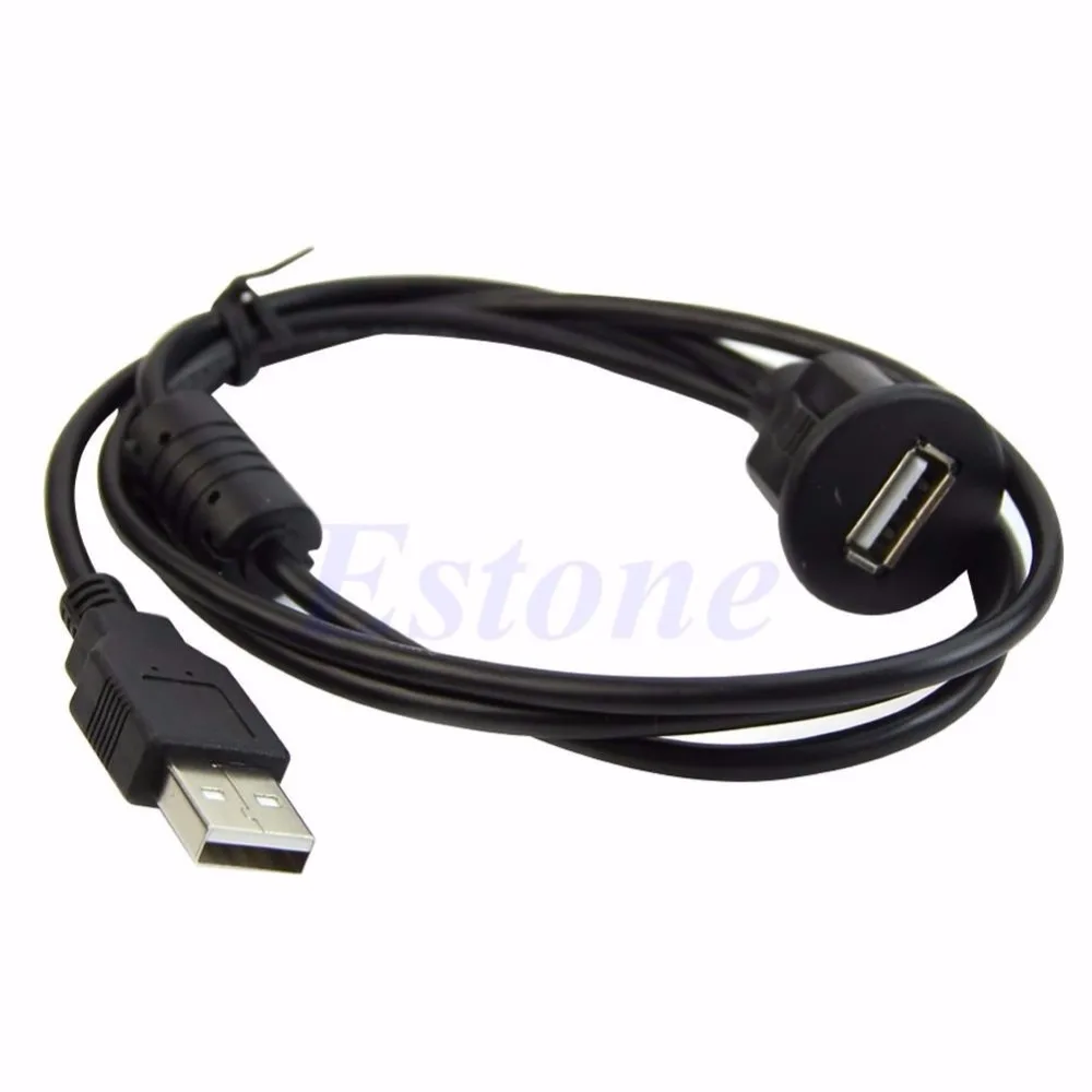 OOTDTY 1 м для автомобильной приборной панели с разъемом Папа-мама USB 2 0 кабель панель