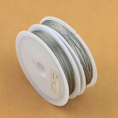 Металлическая проволока с серебряным покрытием 50 метров 0 38 мм 45 | Украшения и