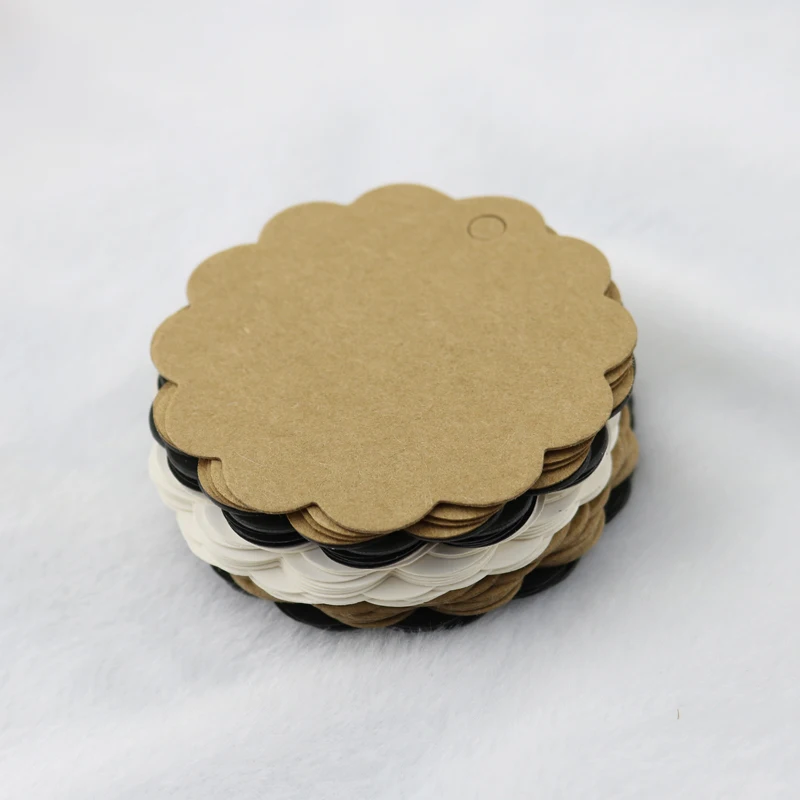 Бесплатная доставка 100 шт. бирки для ювелирных изделий цветочный дизайн толстая