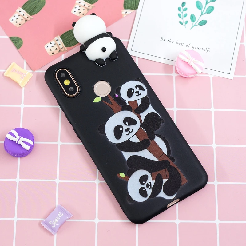 For Coque Xiaomi Redmi S2 Case 3D Cartoon Cat Panda Soft Silicon TPU Back Cover Etui Xiomi Xaomi S 2 |