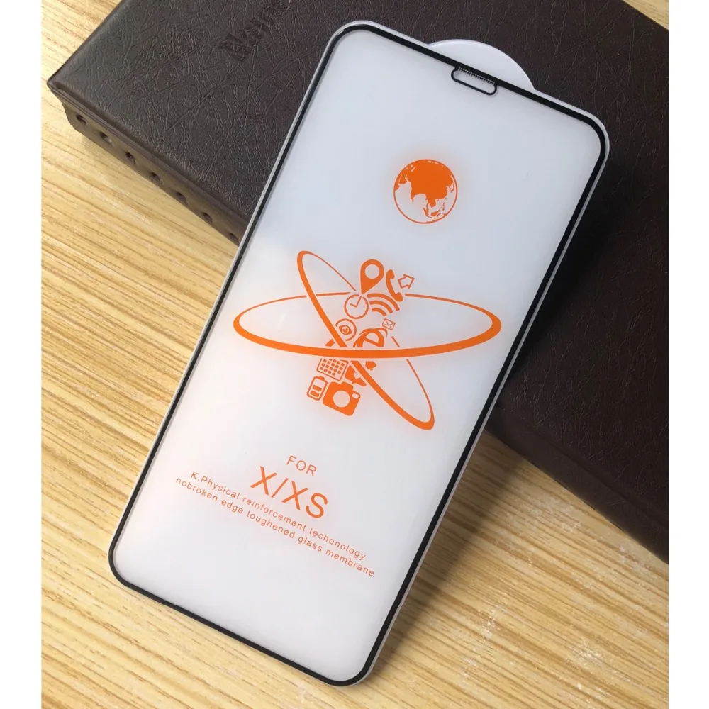 

300pcs Big Curved Edge Full Glue Anti-blue Ray light Tempered Glass Protector For iPhone 6 6S 7 8 Plus X XS MAX XR