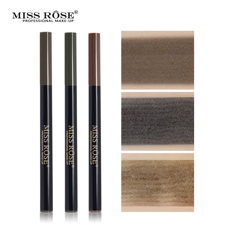 MISS ROSE макияж 3 цвета вилка наконечник жидкая подводка для бровей карандаш