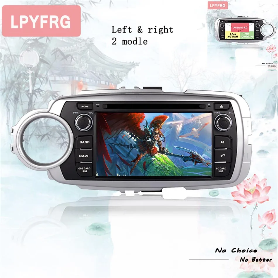 Android 10 0 4 Гб 64 Авторадио Стерео gps Мультимедиа 3/4g lte для Toyota Yaris 2012 2019 DVD GPS Bluetooth WiFi