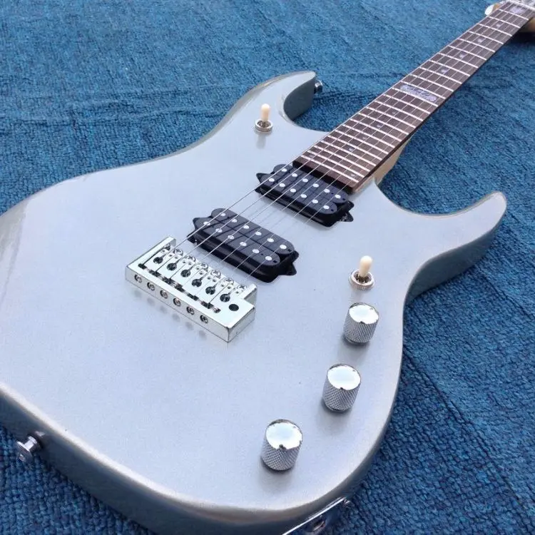 Электрогитара Musicman JPX1 серебристого цвета|Электрогитара| |