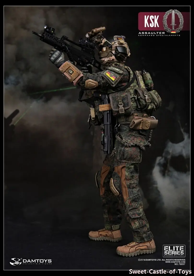 Экшн фигурка для фанатов DAMTOYS DAM 78037 ELITE SERIES 1/6 немецкая KSK KOMMANDO ароматическая