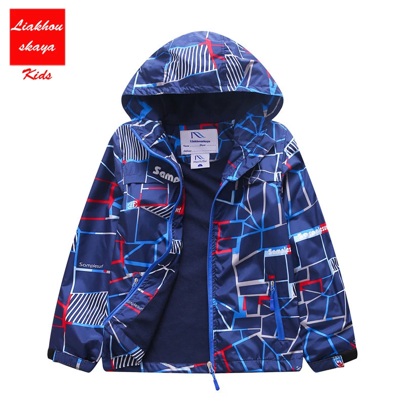 

Детская куртка liakhouska, теплая ветрозащитная Водонепроницаемая ветровка для мальчиков на весну, 2018