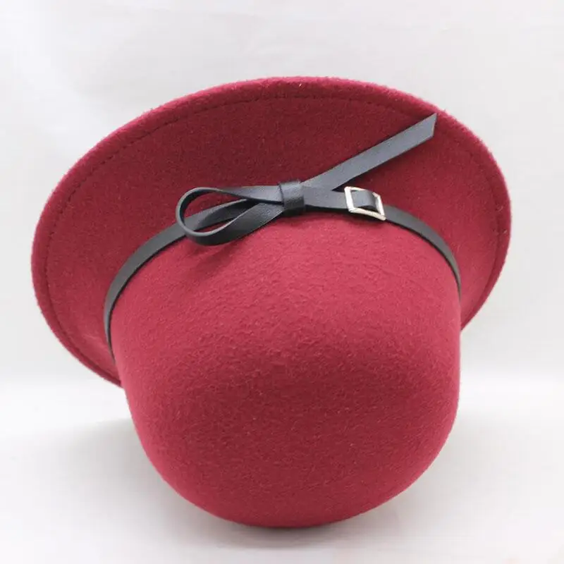 Ladies Cloche Winter Cap Soft for Girl Hats Trendy Derby Wool Bowler Fall Winter Warm Lovers Fedoras Princess Caps Chapeau Femme