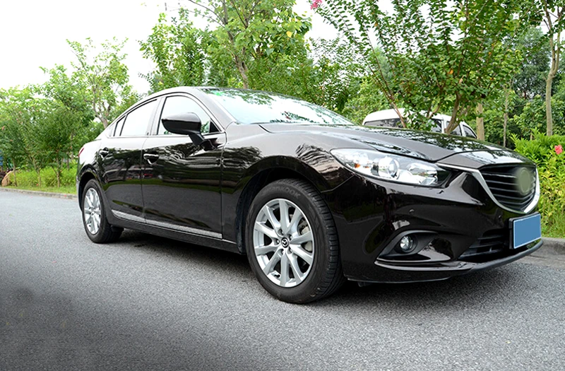 Для Mazda 6 M6 Atenza 2013 2014 2015 Блестящий ABS Хром Боковая дверь тела формовочный стример