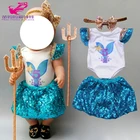43 см детская кукла одежда для океана Пижама детская кукла комбинезон для кукол 18 дюймов 45 см Одежда для кукол штаны