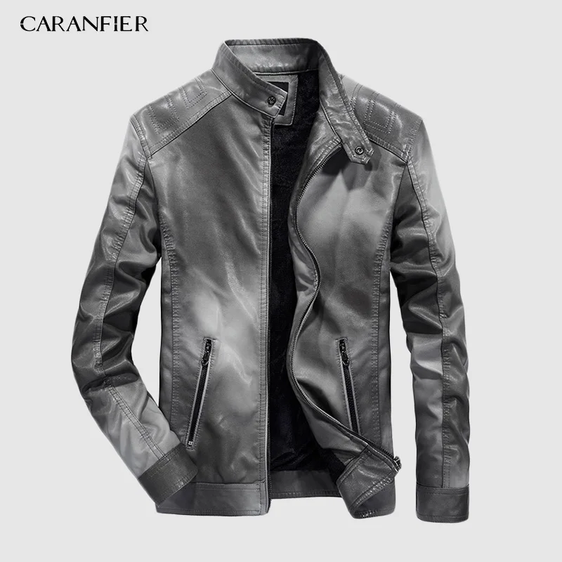 CARANFIER мужские футболки с коротким рукавом ZH-242 - Цвет: Серый