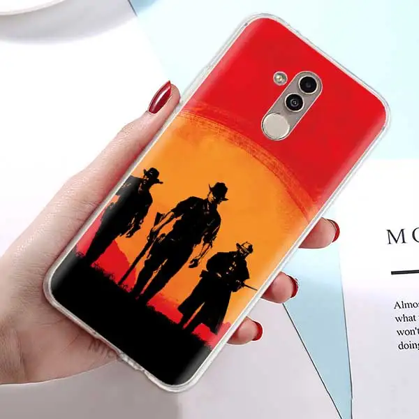 10 ТПУ силиконовый чехол для huawei P30 P20 Pro P10 P9 Lite mate 10 20 Lite 20 10 Pro Чехол красный Dead Redemption 2 мягкий прозрачный чехол - Цвет: 10