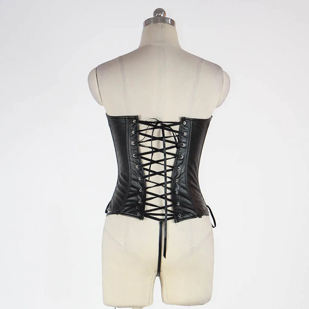 Корсет Женский черный без бретелек на молнии|overbust corset|corset overbustblack corset |