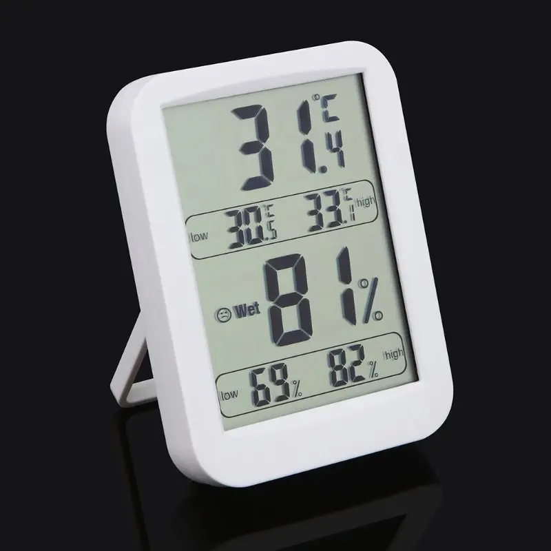 ЖК-цифровой термо-гигрометр комнатный термометр гигрометр детектор большой