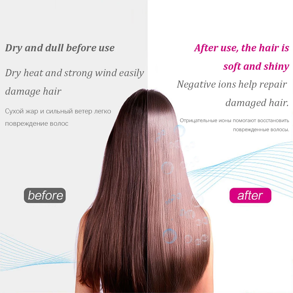 Настенный 1800 Вт Мощный фен для дома в отеле быстрая сушка стайлер волос