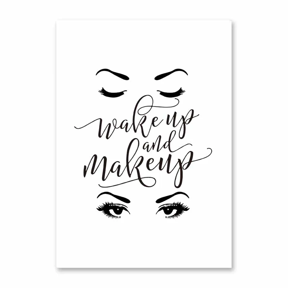 PR2232 Классический Одри Хепберн портретная Make Up современный плакат и печать холст для живописи Wall Art Модульная картина на стену для Спальня домашний декор - Цвет: PR2232
