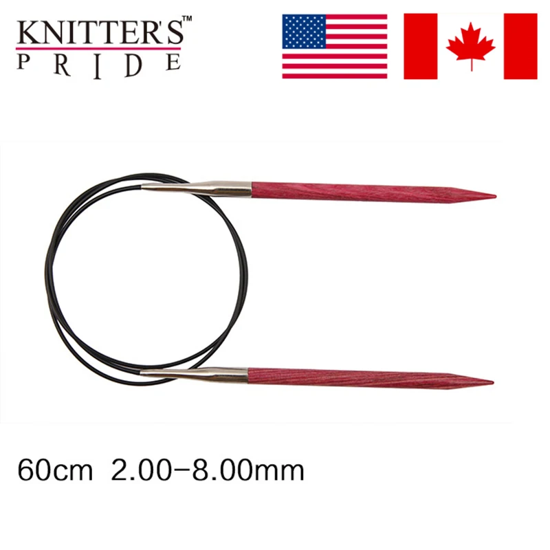 1 шт. Knitpro Knitter's Pride symfonie dreamz 60 см фиксированная круговая игла|Швейные инструменты