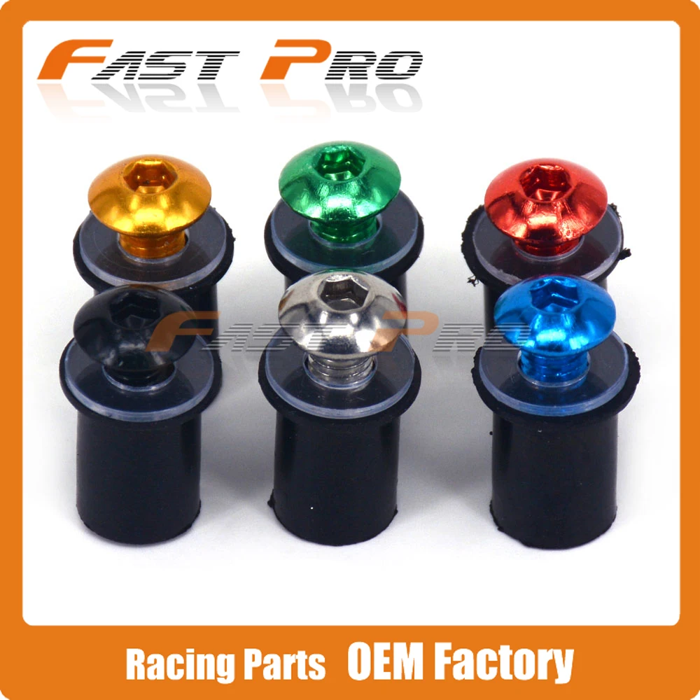 Болты для лобового стекла мотоцикла M5 5 мм YZF R1 R6 FZ6R FZ6 XJR400 FZ1 S1000RR GSXR GSX Z1000 ZX10R Z750