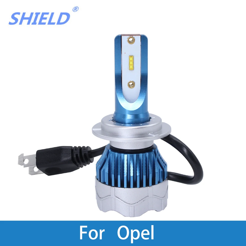 2 шт. комплект Автомобильных СВЕТОДИОДНЫХ Фар H4 H7 LED 9006 9005 H1 H3 6000K 12000LM CSP чипы для Opel
