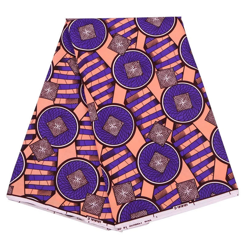 Африканская ткань с принтом воска из полиэстера анкары, новинка 2019, высокое качество воска Bintareal 6 ярдов, африканская ткань для вечернего платья