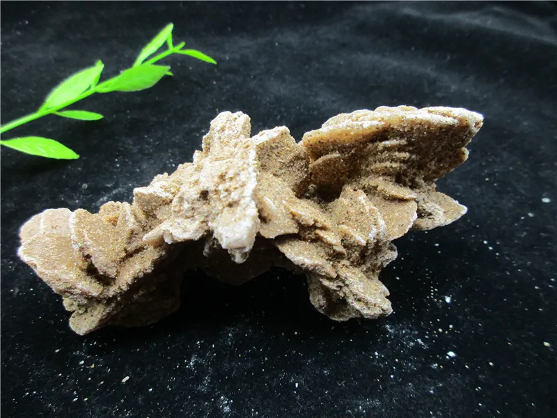 100% натуральный хрустальный камень в виде розовой пустыни образец селенитного