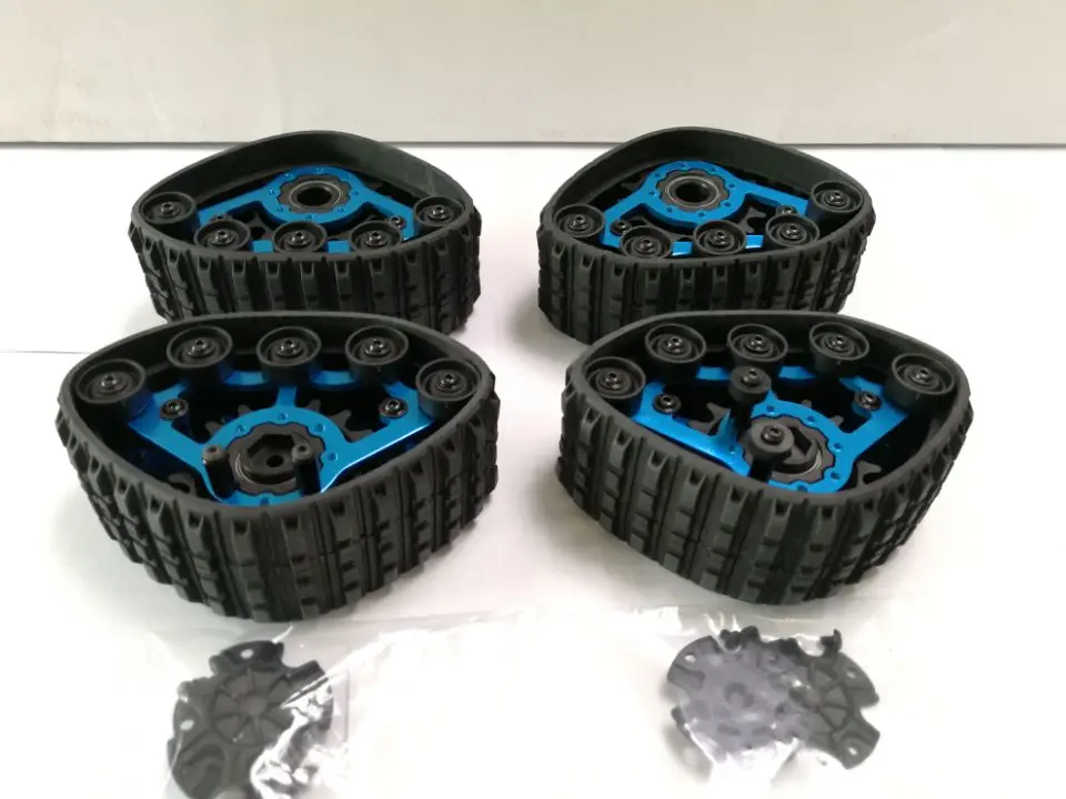 4 tires HSP RACING NO. 11216 гусеничные колеса для 4WD безщеточный мощный снежный грузовик 94704 - Цвет: 4 tires