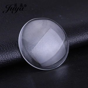 Прозрачное стекло JUYA для изготовления ювелирных изделий, 141820253041 мм, Круглый Кабошон дюйма