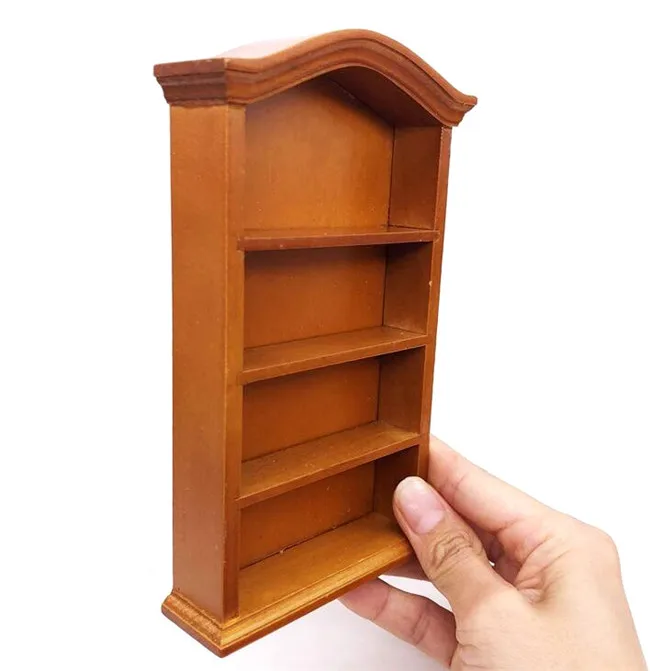 1:12 миниатюрная мебель ручной работы для кукольного домика деревянный книжный