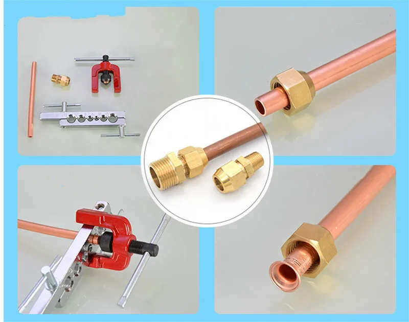Медный сжигание непосредственно подключить 1/8 &quot1/4&quot 3/8 Мужской резьбовой