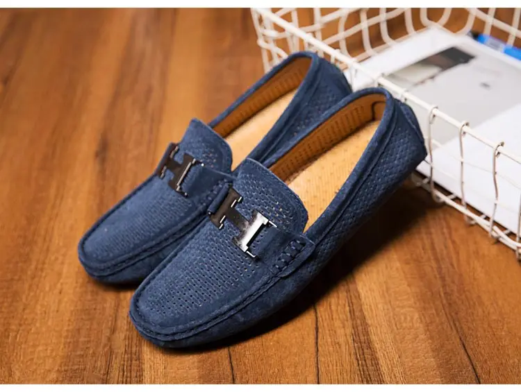 Mocassin homme de Lux; повседневные лоферы; Мужская обувь; дышащая обувь; модная мужская обувь; слипоны; мужские лоферы размера плюс 11; черный цвет