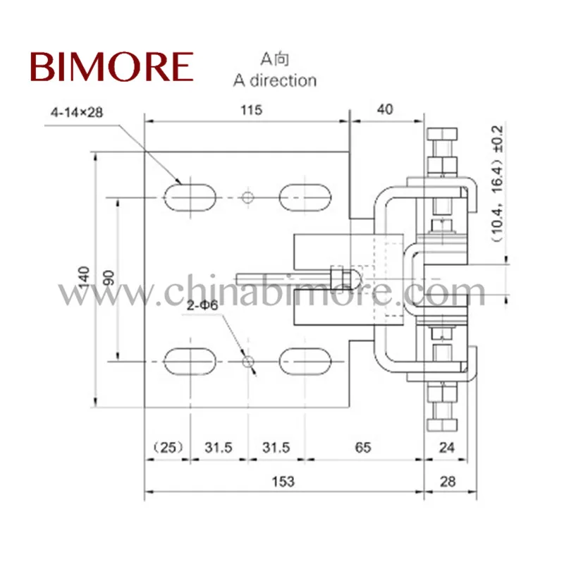 BIMORE DX20 направляющая для подъема обуви лифтов запчасти W16mm|Передаточные ремни| |