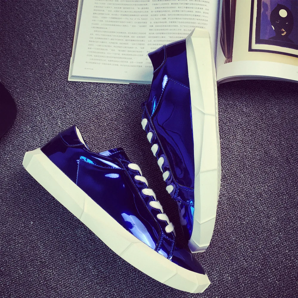 2017 Superstar Famous Glossy Casual Shoes Fashion Design Walking Breathable Outdoor Lace-up Flats For Men sapatos casuais | Обувь