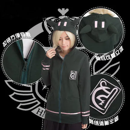 Костюм для косплея аниме DanganRonpa 2 костюм Nanami chiaki куртка рубашка юбка полный