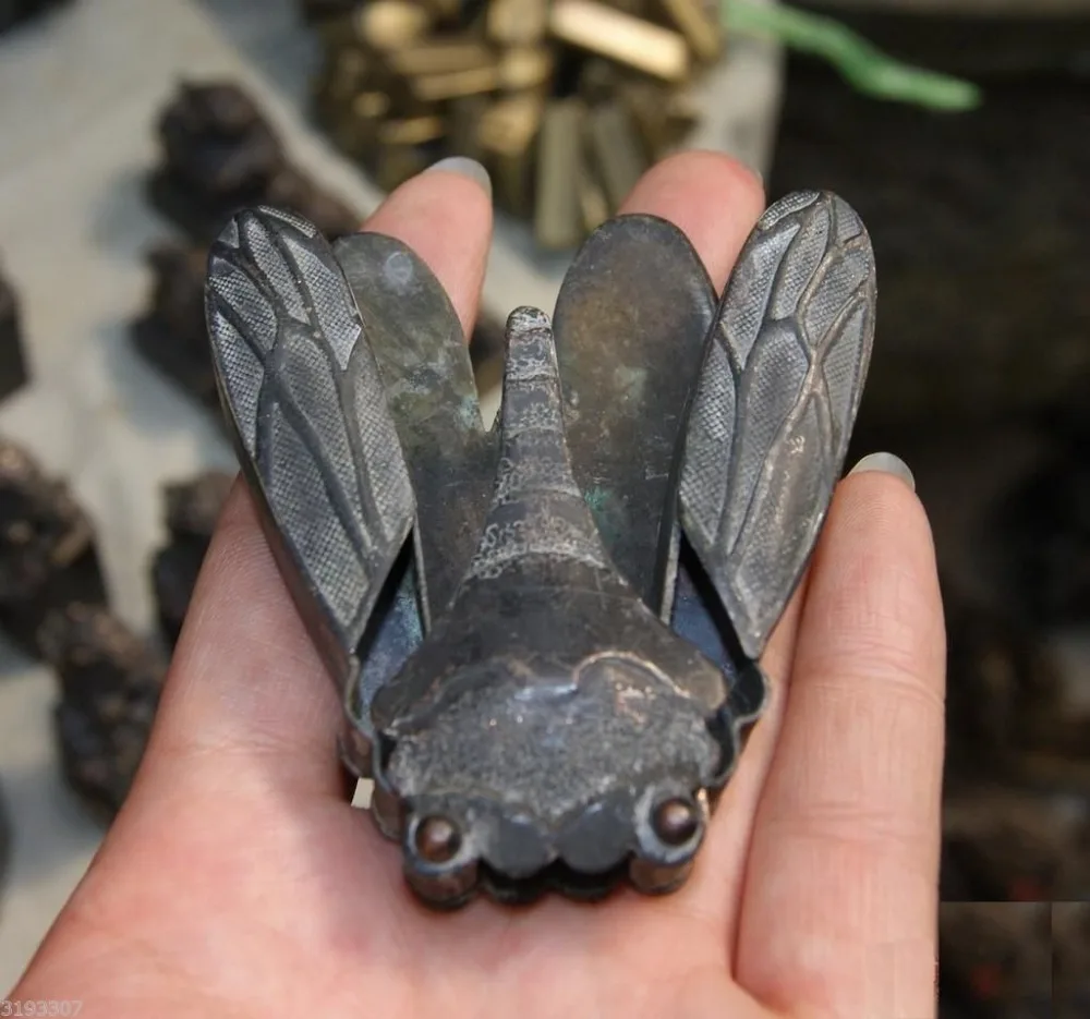 2 62 &quotТщательно продуманное китайское старинное коллекционное украшение медное