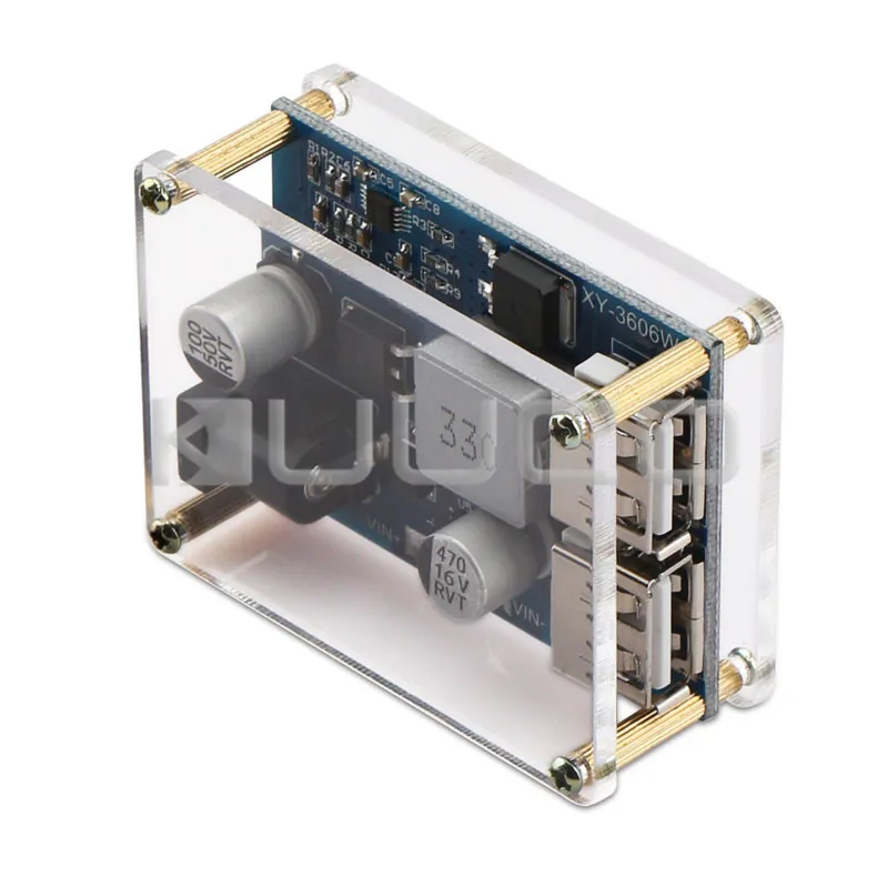 Модуль питания постоянного тока от 9 В до 36 5 2 А 25 Вт зарядный модуль USB/2 выходных