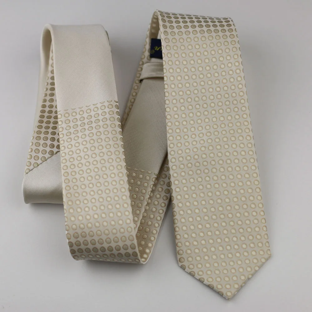 Мужские галстуки LAMMULIN новый дизайн бежевый галстук с кофейным узелком в горошек