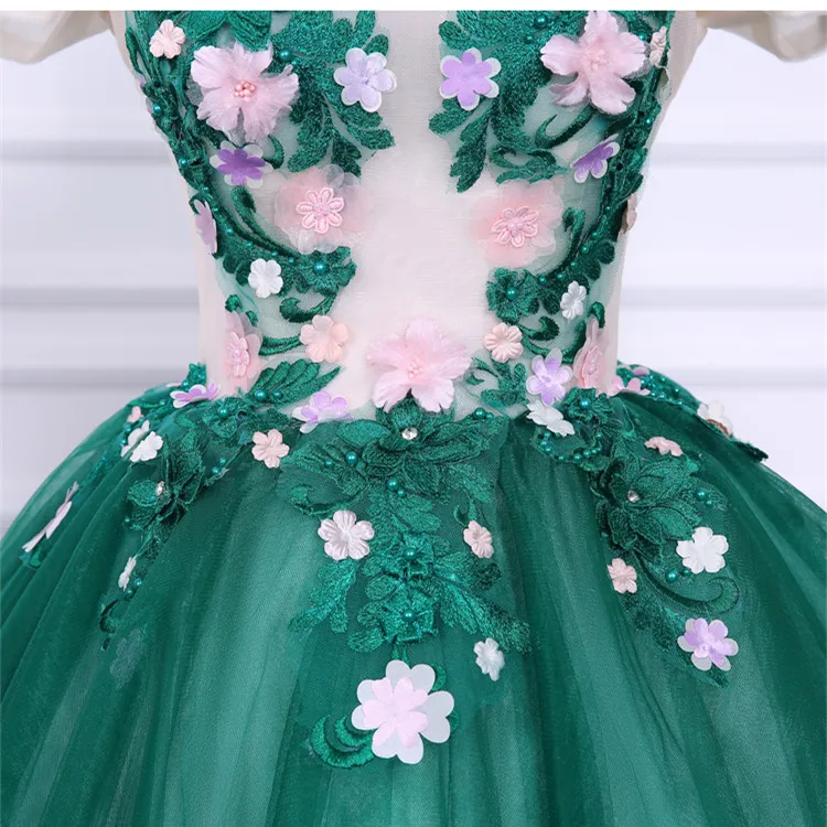 Robe De Soriee Новое роскошное зеленое вечернее платье короткое с цветочной