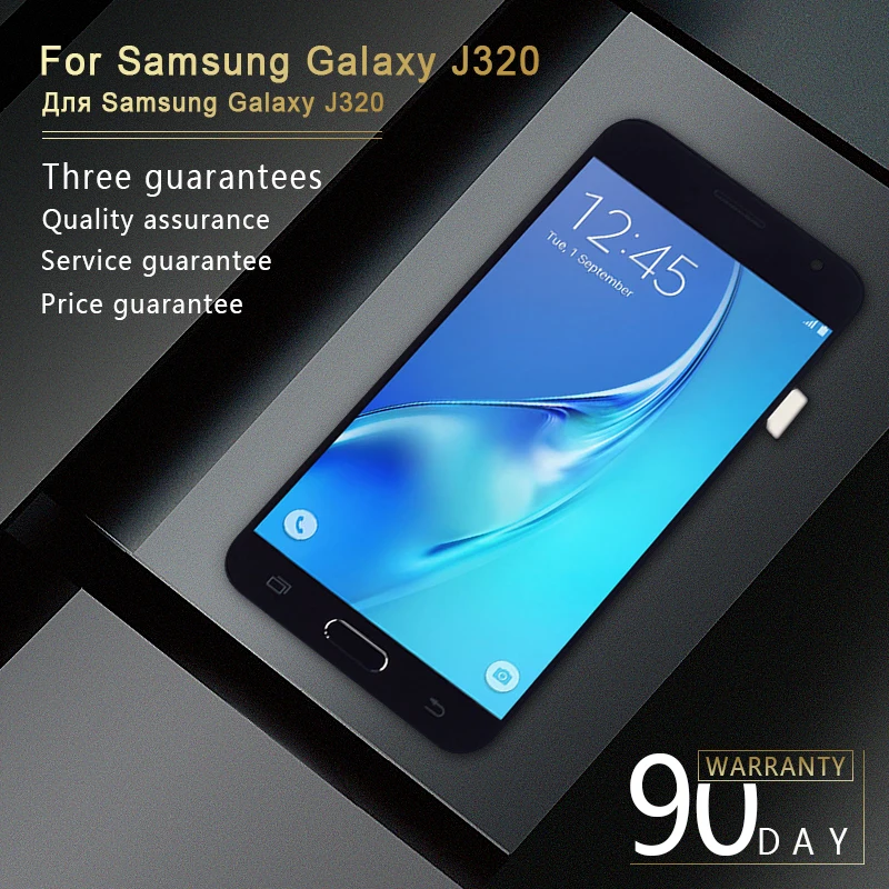 Для Samsung J3 2016 ЖК экран J320F дисплей J320FN сенсорный в сборе с рамкой для Galaxy J320 J320M J320H