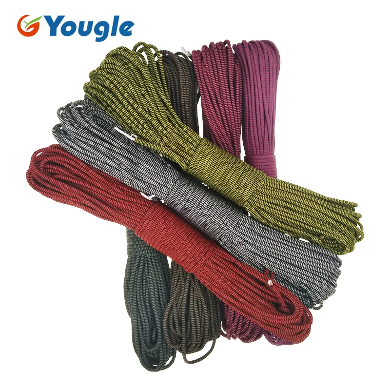 YOUGLE Paracord 550 парашютный шнур веревка Mil Spec Type III 7Strand 100FT альпинистское снаряжение