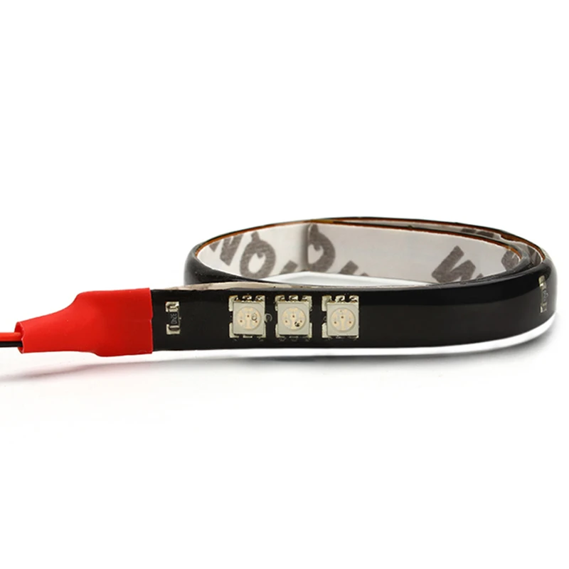 LEEPEE 1 пара 30 см DIY водонепроницаемый гибкий автомобильный светильник 15SMD