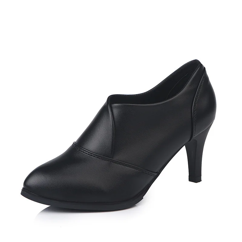 Новинка весна осень 2019 удобная женская обувь с круглым носком строгий комплект