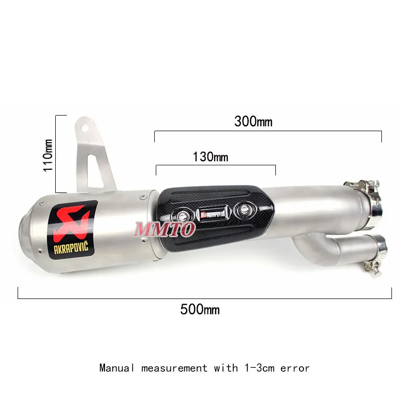 Akrapovic глушитель выхлопной трубы мотоцикла Mid Link система без шнуровки Escape Moto чехол