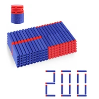 200 pcsset blue soft bullet brick type flat head foam bullets for nerf n strike elite series