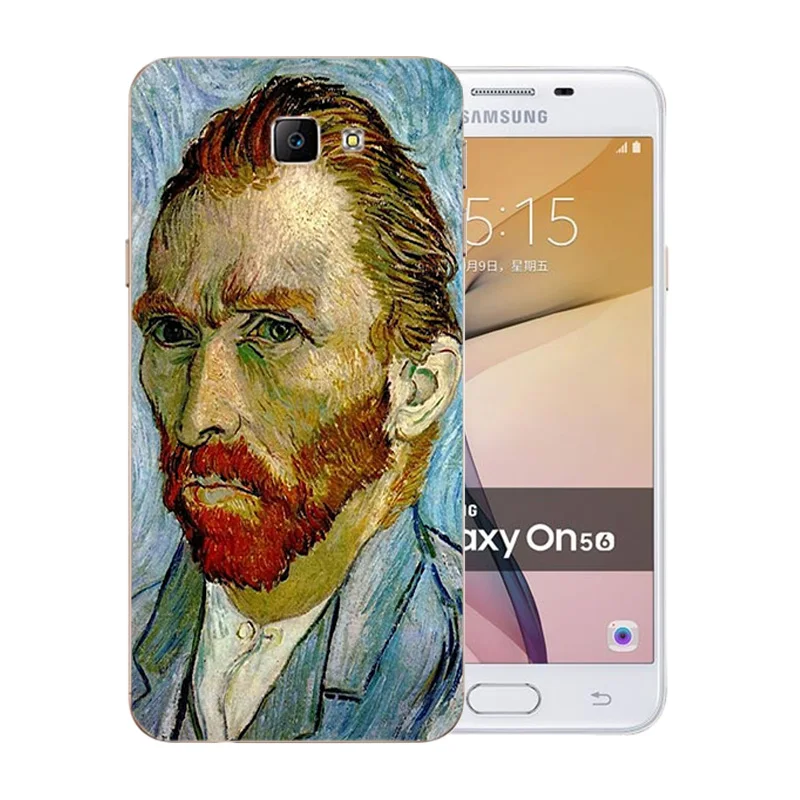 Мягкий ТПУ чехол для Samsung Galaxy J5 Prime/On5 2016 чехлы Ван Гог шаблон G570 Coque Силиконовые