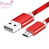 micro usb cable sync data line microusb cable for samsung xiaomi huawei android mobile phone high speed charging nylon line