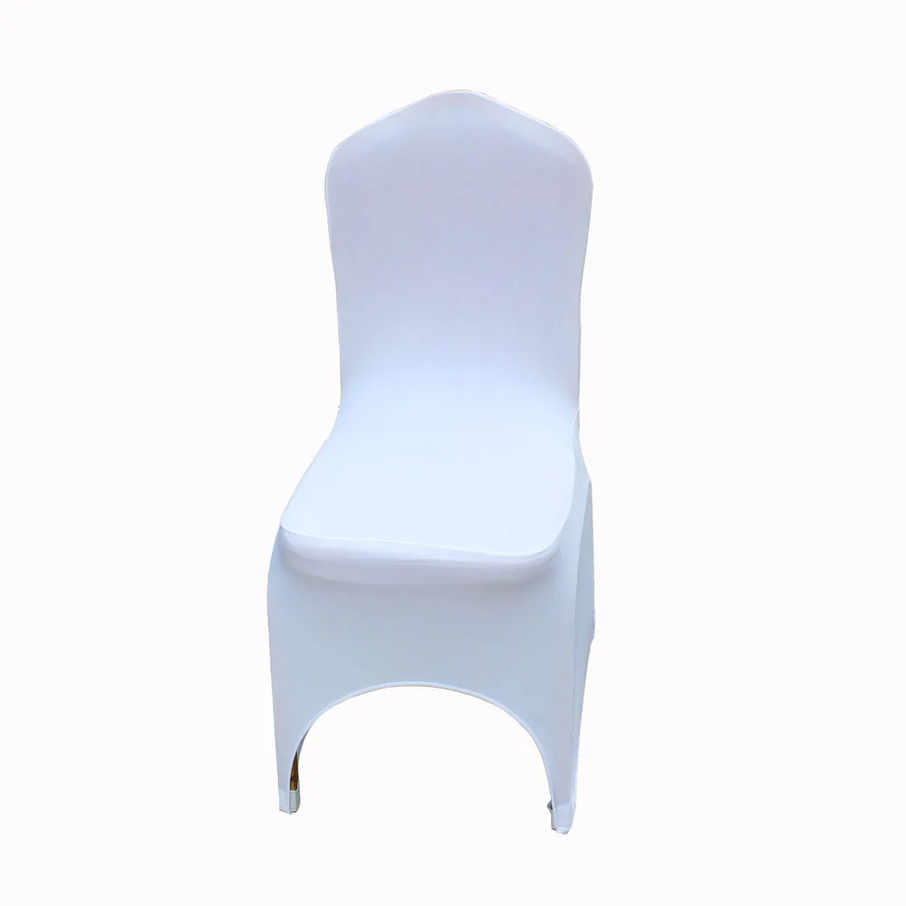 100 шт./лот чехлы на стулья из полиэстера и спандекса для свадебных торжеств