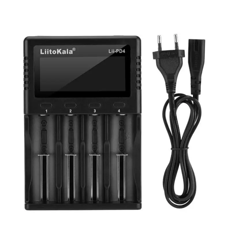 Liitokala lii-S1 lii-S2 lii-S4 lii-PL4 lii-PD4 18650 26650 18350 16340 21700 зарядное устройство Прямая поставка |